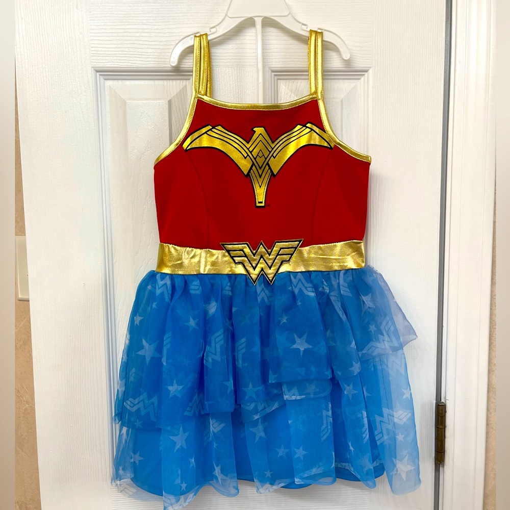 Girl’s Size 6 Super Woman Dress